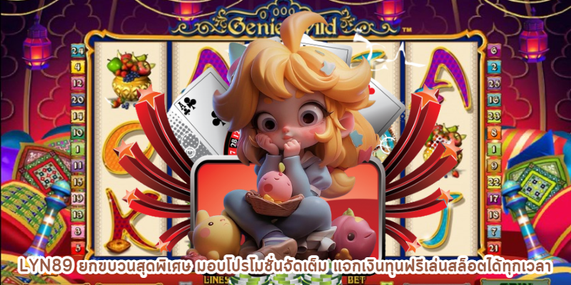 lyn89 ยกขบวนสุดพิเศษ มอบโปรโมชั่นจัดเต็ม แจกเงินทุนฟรีเล่นสล็อตได้ทุกเวลา