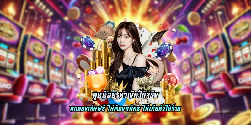 ทุนน้อย ทำเงินได้จริง 100% เล่นไม่มีขั้นต่ำ เบทถูกที่สุด