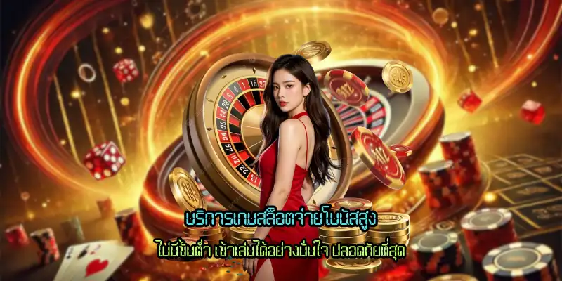 บริการเกมสล็อตจ่ายโบนัสสูง อัปเดตใหม่ รวยไวทันใจ