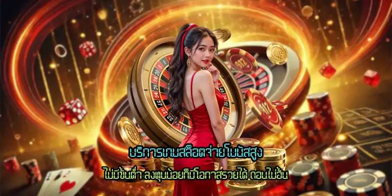 บริการเกมสล็อตจ่ายโบนัสสูง